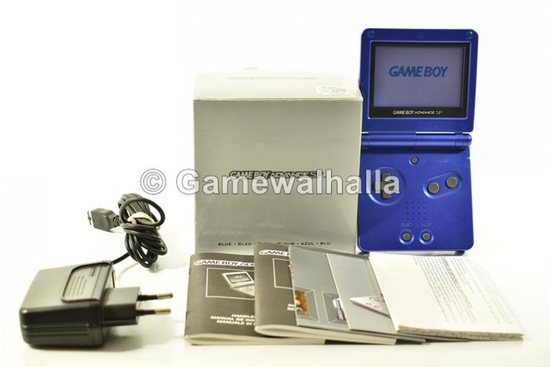 Game Boy Advance SP Console Blauw (cib) - Gameboy