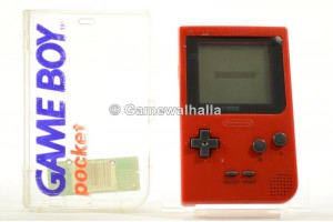 Game Boy Pocket Console Rouge Plus Plastic Case - Gameboy