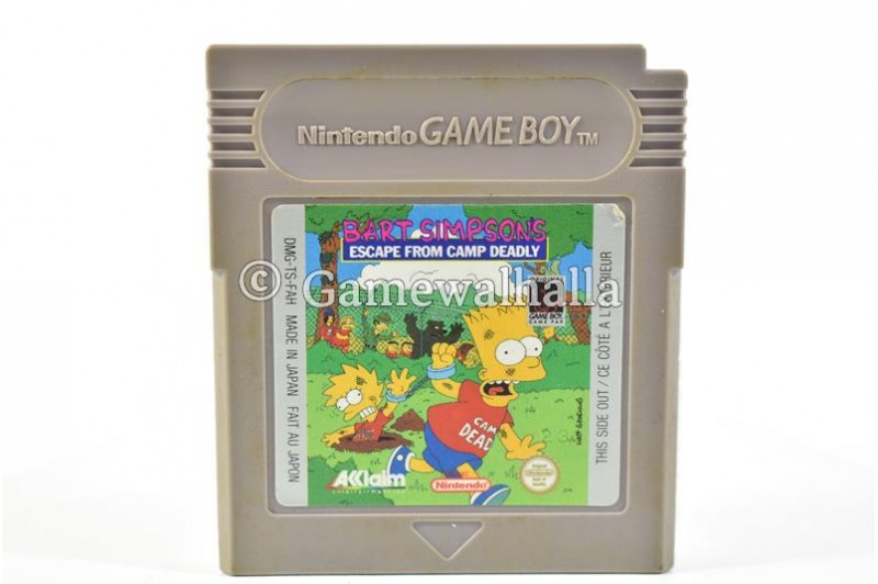 Bart Simpson Escape From Camp Deadly (cart) - Gameboy