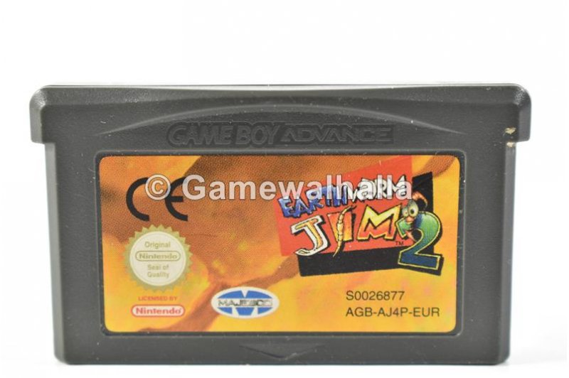 Earthworm Jim 2 (cart) - Gameboy Advance