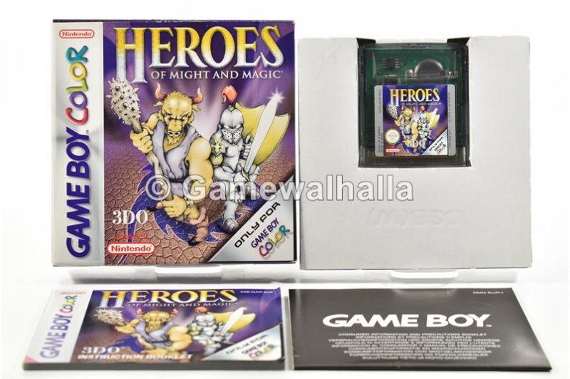 Heroes Of Might And Magic (perfect condition - cib) - Gameboy Color
