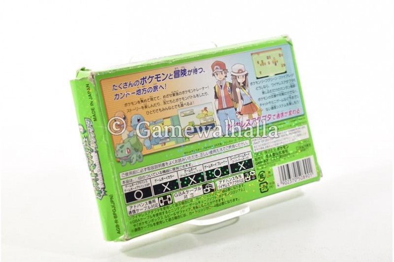 Pokemon Leaf Green NTSC-j (cib) - Gameboy Advance