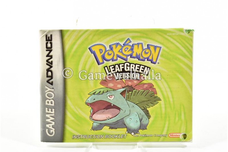 Pokemon Leaf Green (handleiding) - Gameboy Advance