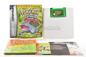 Pokémon Leaf Green Version Player's Choice (cib) - Gameboy Advance