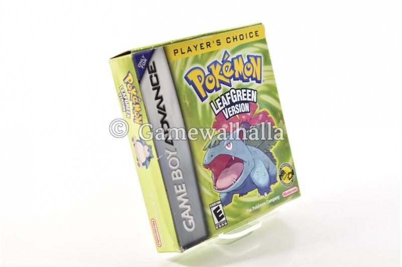 Pokémon Leaf Green Version Player's Choice (cib) - Gameboy Advance