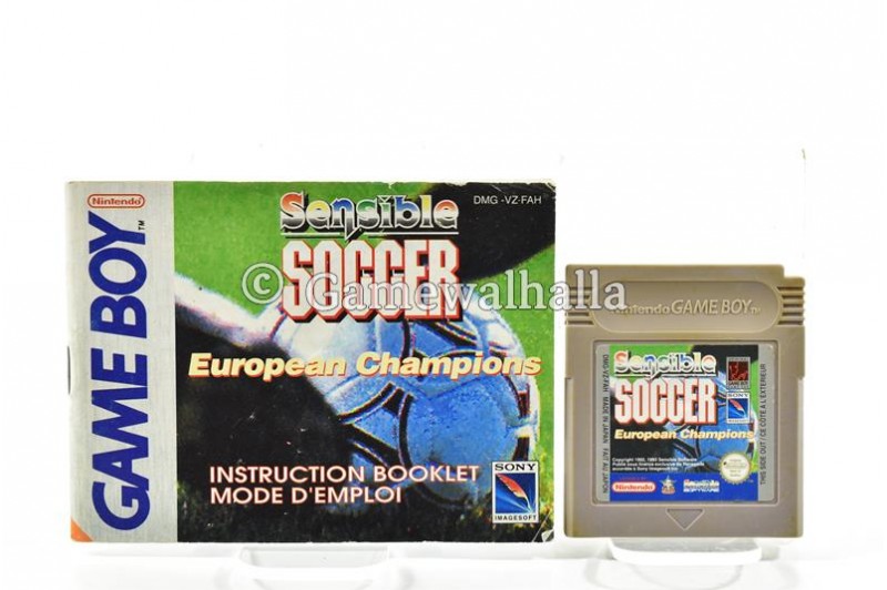 Sensible Soccer European Champions (cart + boekje) - Gameboy