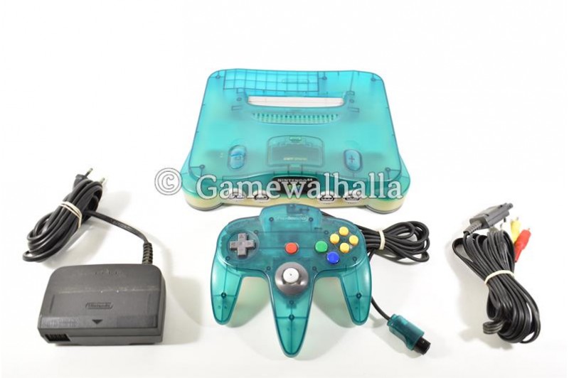 Nintendo 64 Console Clear Blue - Nintendo 64