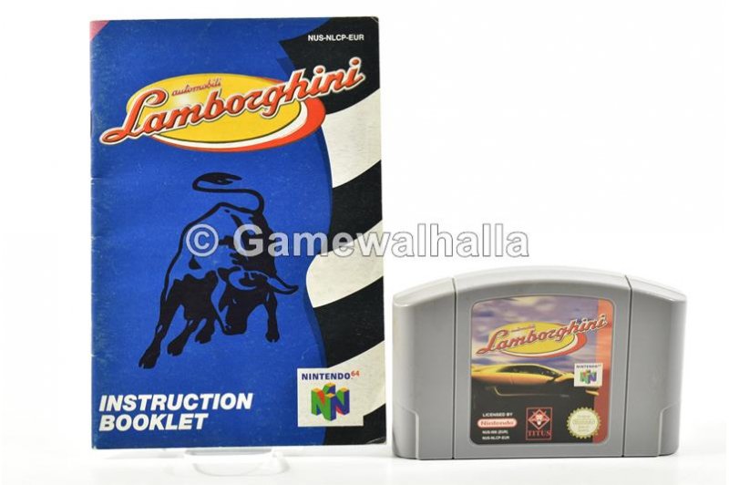 Automobili Lamborghini (cart + boekje) - Nintendo 64