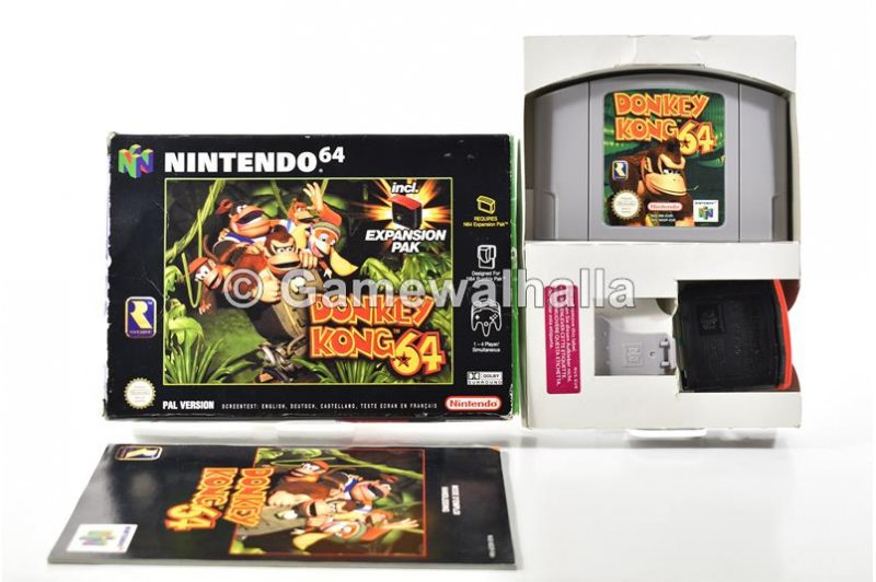 Donkey Kong 64 + Expansion Pack (cib) - Nintendo 64