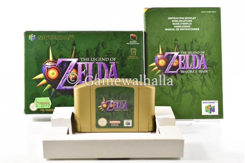The Legend Of Zelda Majora's Mask (perfect condition - cib) - Nintendo 64