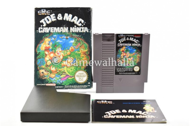 Joe & Mac Caveman Ninja (Pal A - cib) - Nes