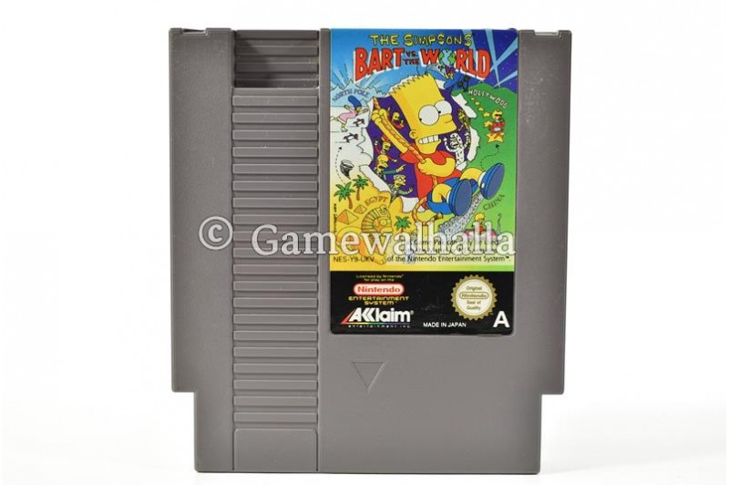 The Simpsons Bart Vs The World (PAL A - cart) - Nes