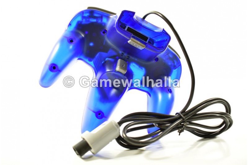 N64 Manette Crystal Blue (neuf) - Nintendo 64 N64 Manette Crystal Blue (neuf) - Nintendo 64