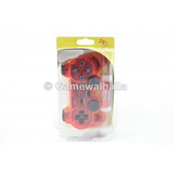 Wireless PS2 Controller Crystal Red (new) - PS2