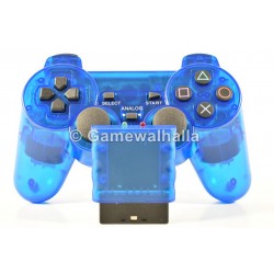 PS2 Controller Draadloos Crystal Blue (nieuw) - PS2