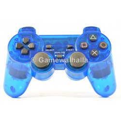 PS2 Controller Draadloos Crystal Blue (nieuw) - PS2