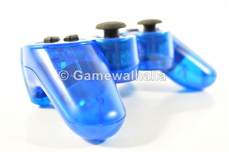 PS2 Controller Draadloos Crystal Blue (nieuw) - PS2