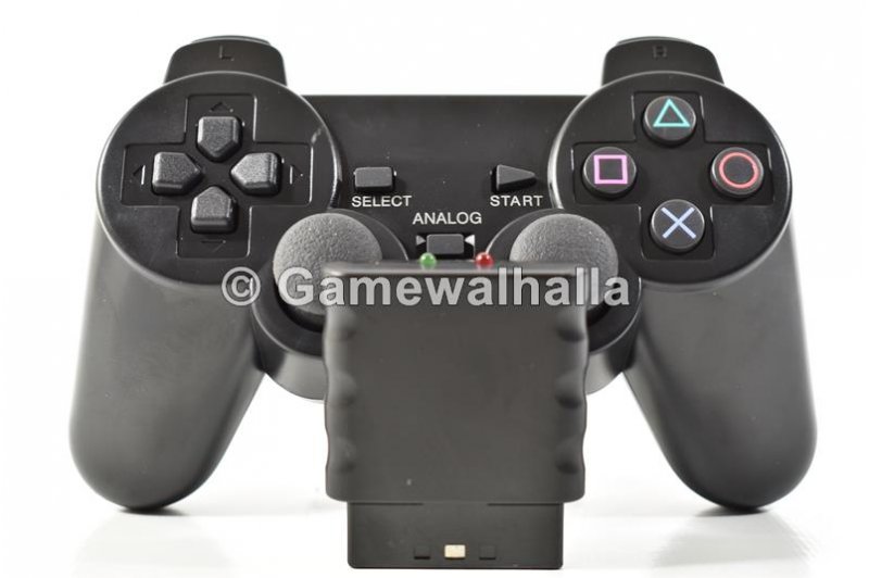 Wireless PS2 Controller Black (new) - PS2