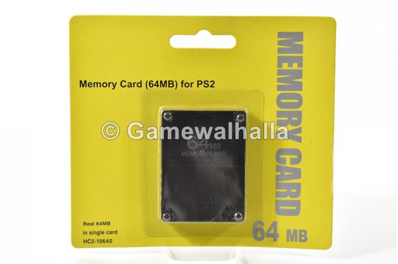 PS2 Carte Mémoire 64 MB (neuf) - PS2