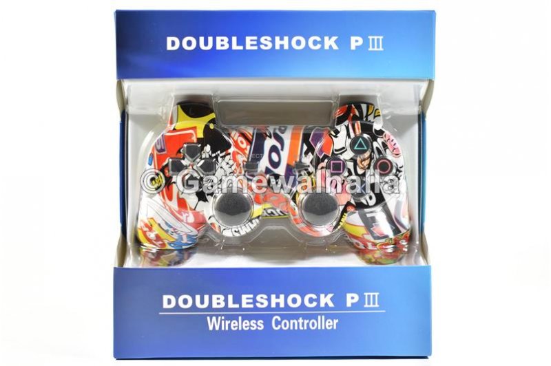 PS3 Controller Wireless Sixaxis Dual Shock III Graffiti (new) - PS3