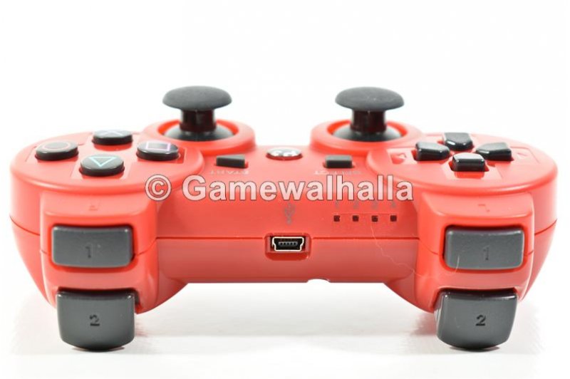 PS3 Controller Wireless Sixaxis Dual Shock III Red (new) - PS3