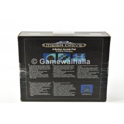 Manette Sega Mega Drive 8-Button Arcade Pad 2.4 GHz Wireless Clear Blue Retro-Bit (neuf) - Sega Mega Drive