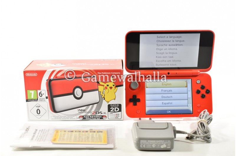 New Nintendo 2DS XL Console Poké Ball Edition (boxed) - 3DS