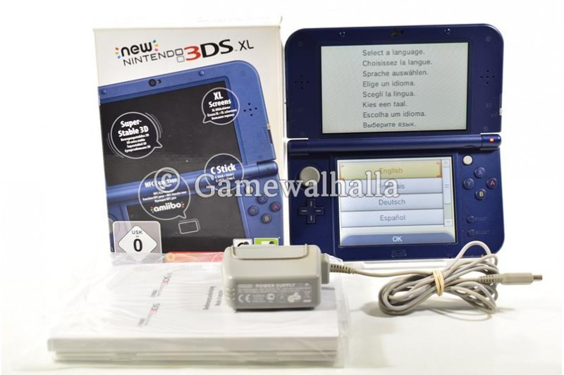 New Nintendo 3DS XL Console Metallic Blue (boxed) - 3DS