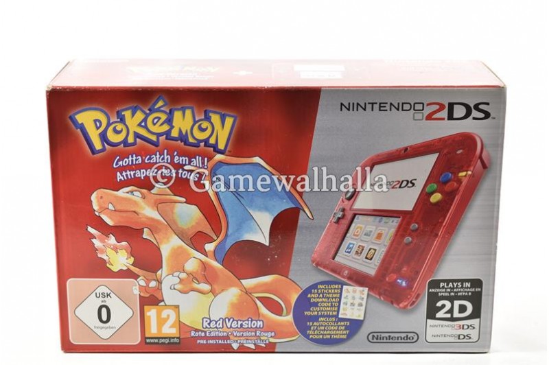 Nintendo 2DS Console Pokemon Red Version (nieuw) - 3DS