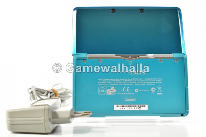 Nintendo 3DS Console Aqua Blue + Chargeur - 3DS Nintendo 3DS Console Aqua Blue + Chargeur - 3DS