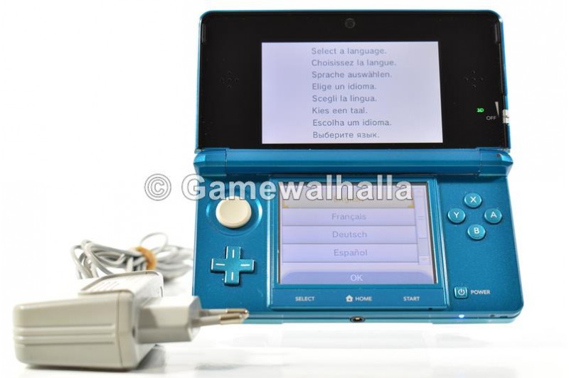 Nintendo 3DS Console Aqua Blue + Chargeur - 3DS Nintendo 3DS Console Aqua Blue + Chargeur - 3DS