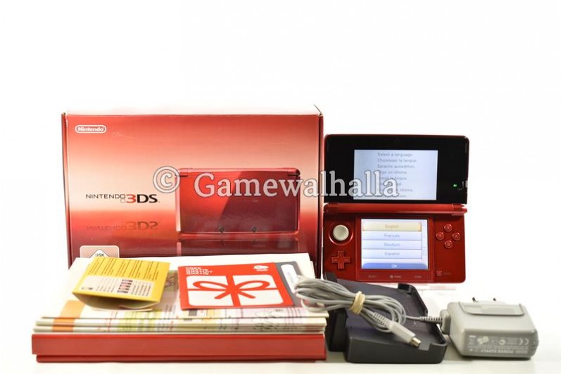 Nintendo 3DS Console Metallic Red (boxed) - 3DS
