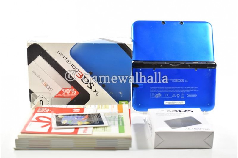 Nintendo 3DS XL Console Blue + Black (boxed) - 3DS