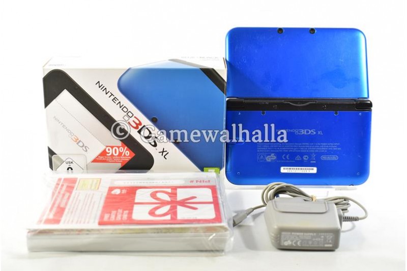 Nintendo 3DS XL Console Blue + Black (boxed) - 3DS