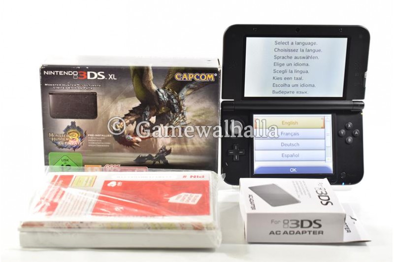 Nintendo 3DS XL Console Monster Hunter 3 Ultimate Limited Edition Pack (boxed) - 3DS