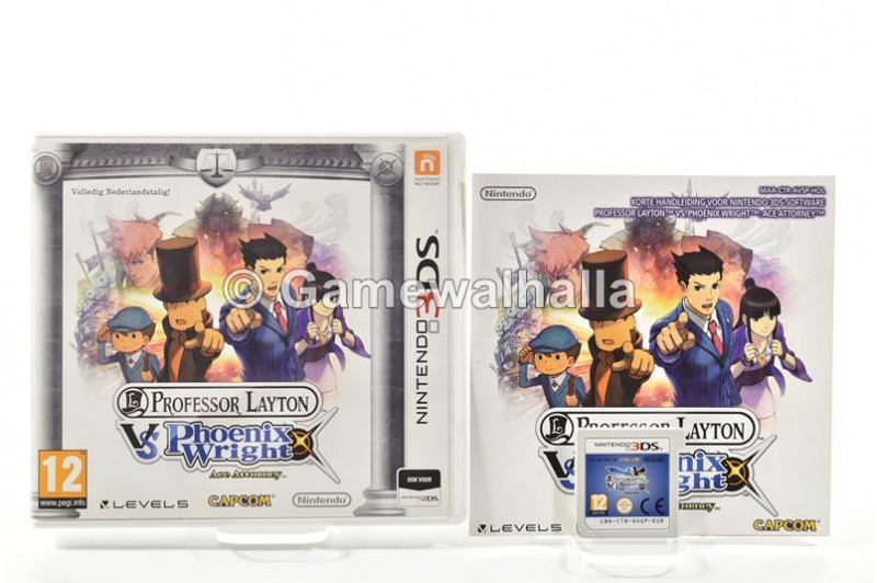 Professor Layton Vs Phoenix Wright Ace Attorney - 3DS