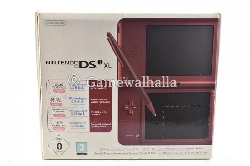 Nintendo DSi XL Console Wine Red (boxed) - DS