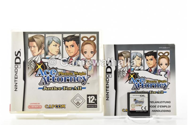 Phoenix Wright Ace Attorney Justice For All - DS