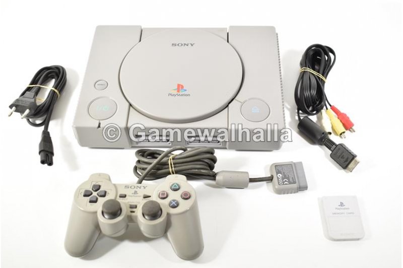 PS1 Console + Dual Shock Controller (modded) - PS1