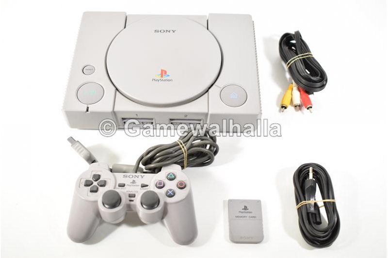PS1 Console + Dual Shock Controller (onvergeeld) - PS1