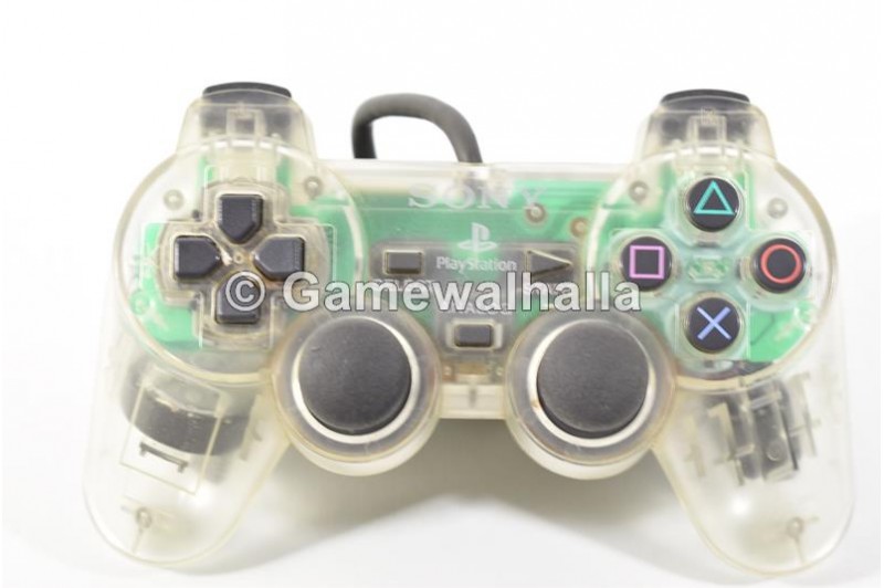 PS1 Manette Dualshock Clear White - PS1