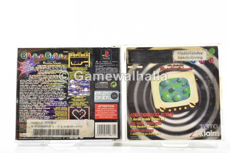 Bubble Bobble Also Featuring Rainbow Islands (ex-rental) - PS1