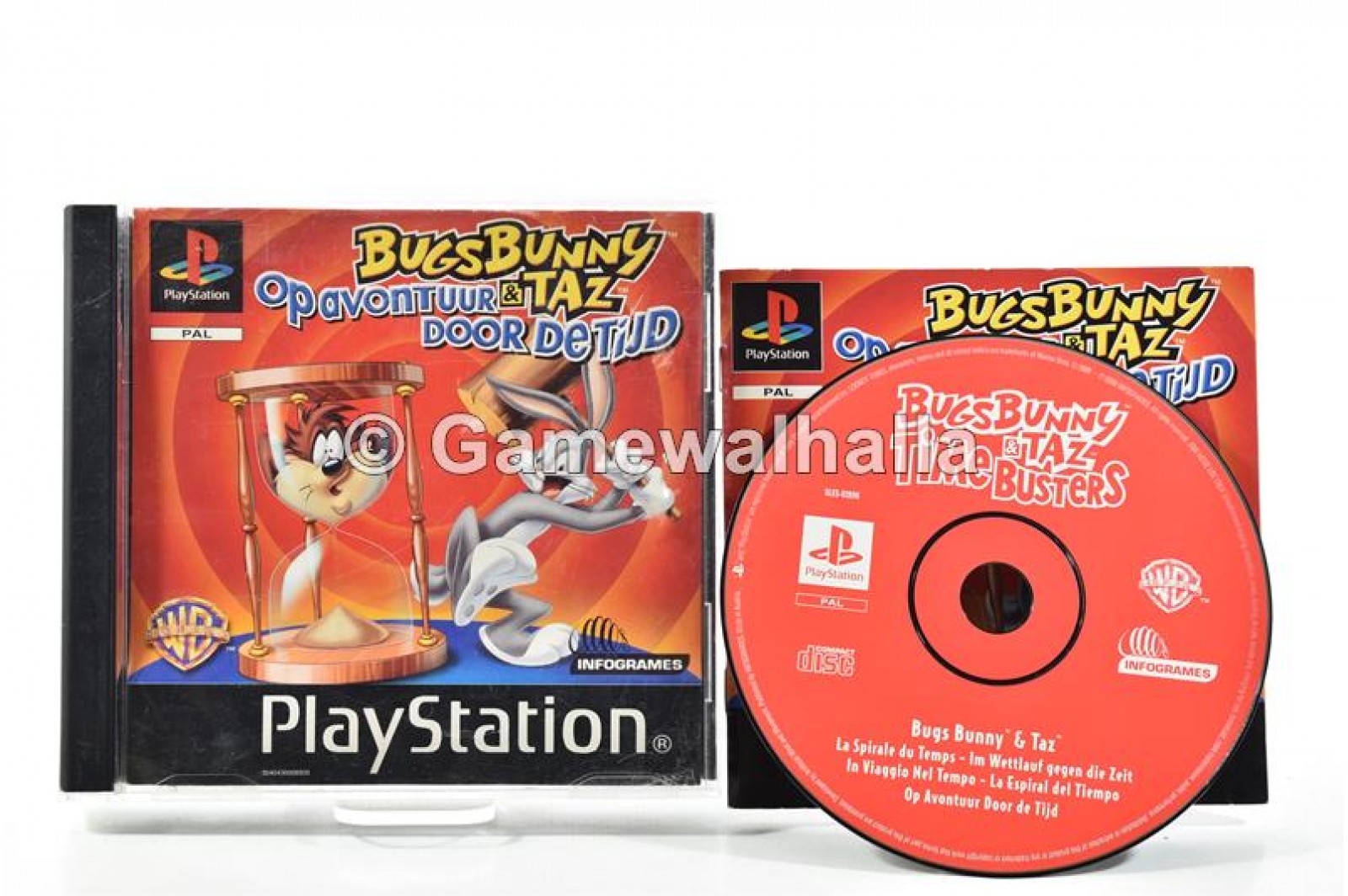 Acheter Bugs Bunny & Taz Op Avontuur Door De Tijd - PS1? 100% Garantie ...