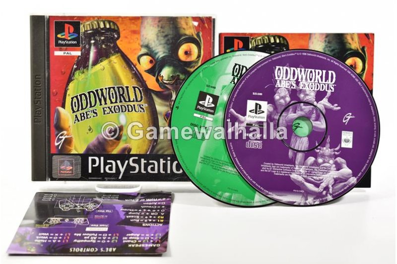 Oddworld Abe's Exoddus + Gamespeak Card - PS1