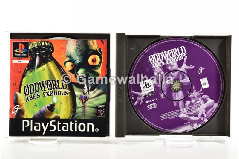 Oddworld Abe's Exoddus + Gamespeak Card - PS1 Oddworld Abe's Exoddus + Gamespeak Card - PS1
