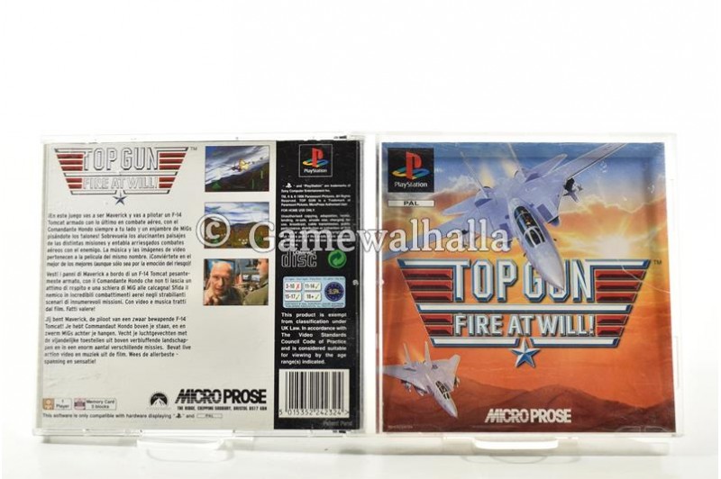 Top Gun Fire At Will - PS1
