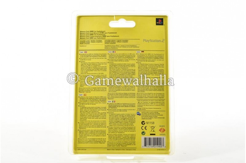 PS2 Carte Mémoire Crimson Red + Island Blue (neuf) - PS2