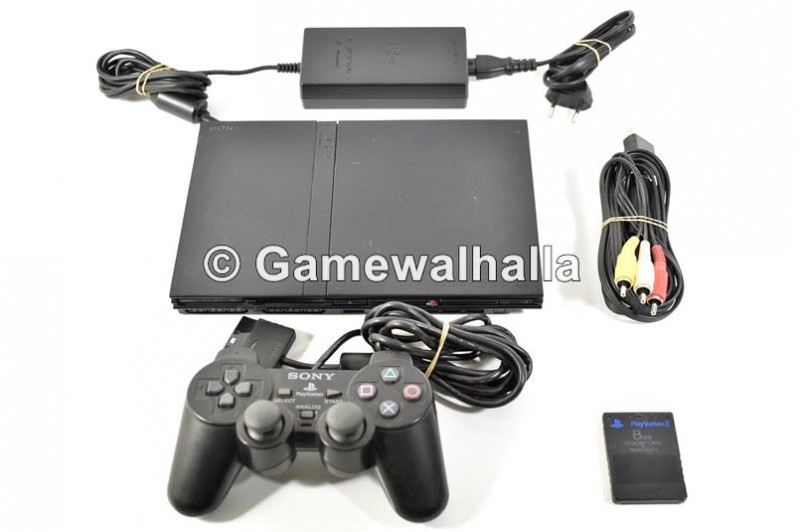 PS2 Console Flat Zwart - PS2