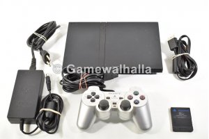 PS2 Console Flat Black (modded) - PS2