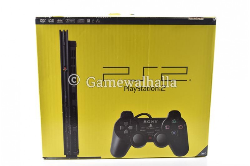 PS2 Console Flat Black (boxed) - PS2